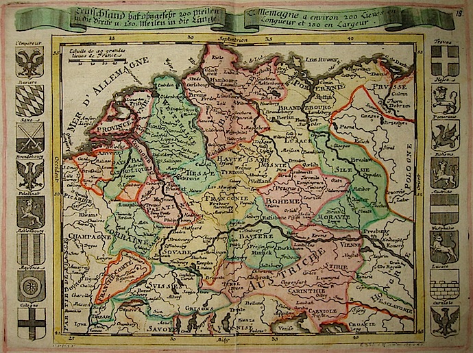 Baeck Elias (1679-1747) L'Allemagne... 1748 Augsburg